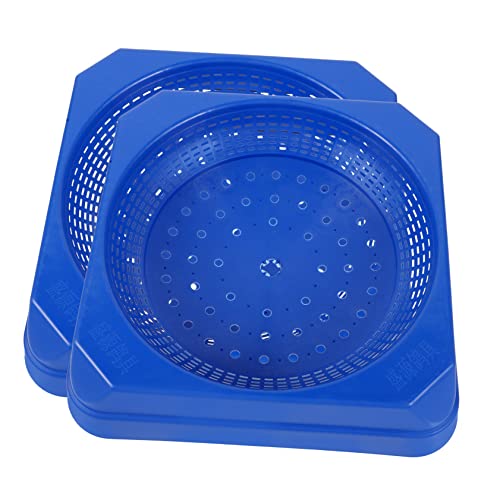 COLLBATH Vogelnistkästen 2er-Set Großes Quadratisches Taubennest Aus Kunststoff Belüftete Brutschale Für Vögel von COLLBATH