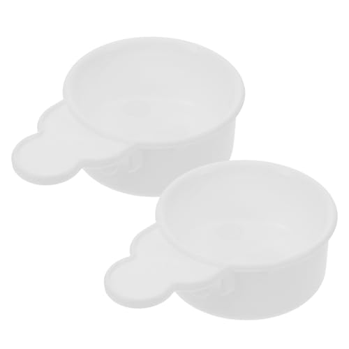 COLLBATH 2stücke Vogel Futternapf Für Wellensittiche Hängende Futter Und Wasserstation Einfach Zu Reinigen Wiederverwendbar Und Platzsparend Für Kleine Vögel Käfigen von COLLBATH