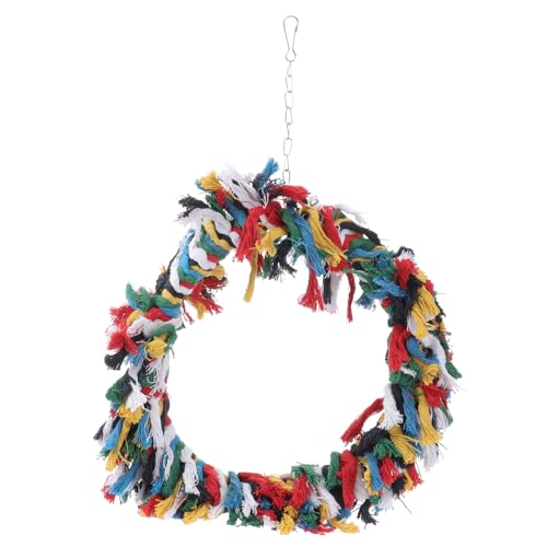 COLLBATH 2 Stücke Vogel Hängen Spielzeug Papagei Weiche Spielzeug Pflege Seile Sicher Papagei Käfig Für Afrikanische Grau COLLBATH 2 Stücke Vogel Hängen Spielzeug Papagei Weiche Spielzeug Pflege Seile Sicher Papagei Käfig Für Afrikanische Grau von COLLBATH