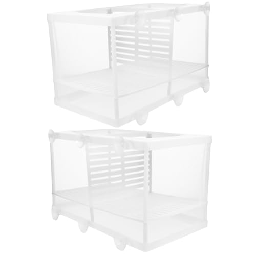 COLLBATH 2stücke Fischzucht Inkubator Für Aquarien Trennbox Für Jungfische Hochwertige Plastik Materialien Sicheres Aufzuchtbecken Mit Saugnapf Verbessert Überlebensrate Fischlarven COLLBATH 2stücke Fischzucht Inkubator Für Aquarien Trennbox Für Jungfische Hochwertige Plastik Materialien Sicheres Aufzuchtbecken Mit Saugnapf Verbessert Überlebensrate Fischlarven von COLLBATH