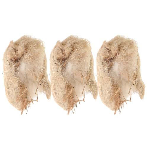 COLLBATH 3 Beutel Nistmaterialien für Vögel, Mischung aus Sittichnestmaterial, Finken-Vogelstreu, Verstecke für Baumstämme, Käfige, Garten, Hof, Heimdekoration (40 g/Beutel) von COLLBATH