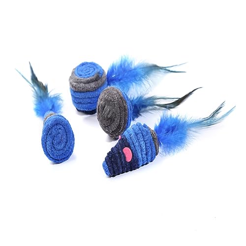 COLLBATH 3 STK Spielzeug für Haustiere Mäuse Katzenspielzeug Rasselspielzeug für Katzen Kauspielzeug Trainingsgeräte für Katzen Blaues Spielzeug Kitten mockin Spielzeugset Plüschtiere Blue COLLBATH 3 STK Spielzeug für Haustiere Mäuse Katzenspielzeug Rasselspielzeug für Katzen Kauspielzeug Trainingsgeräte für Katzen Blaues Spielzeug Kitten mockin Spielzeugset Plüschtiere Blue von COLLBATH