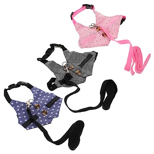 COLLBATH 3 Sets Kaninchen Pflege Kit Weste und Leine Pet Ziehen Weste für Tiere COLLBATH 3 Sets Kaninchen Pflege Kit Weste und Leine Pet Ziehen Weste für Tiere von COLLBATH