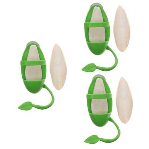 COLLBATH 3 Sets Papagei Lebensmittel Pet Zubehör Vogel Fütterung Schüssel Knochen Rack Vogel Käfig Werkzeug von COLLBATH