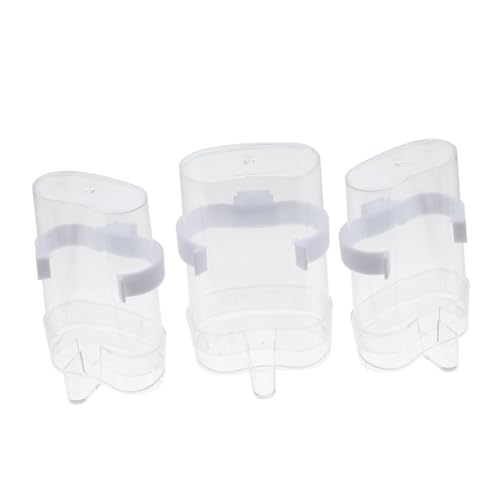 COLLBATH 3 Stück Automatischer Trinkbrunnen Fütterung Vogelwasserflasche für Käfig Bewässerung Spender Vogelfütterer trinkflaschen Vogelfutterschalen Haustier Vogeltrinker Plastik Weiß COLLBATH 3 Stück Automatischer Trinkbrunnen Fütterung Vogelwasserflasche für Käfig Bewässerung Spender Vogelfütterer trinkflaschen Vogelfutterschalen Haustier Vogeltrinker Plastik Weiß von COLLBATH