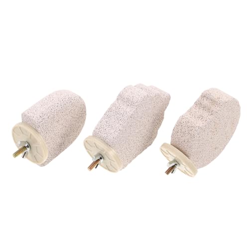 COLLBATH 3 Stück Papageien Mahlsteine aus Vulkangestein Krallenpflege Plattform für Wellensittiche und Andere Vögel Natürliche Beak Care Spielzeuge für und Nymphensittiche COLLBATH 3 Stück Papageien Mahlsteine aus Vulkangestein Krallenpflege Plattform für Wellensittiche und Andere Vögel Natürliche Beak Care Spielzeuge für und Nymphensittiche von COLLBATH