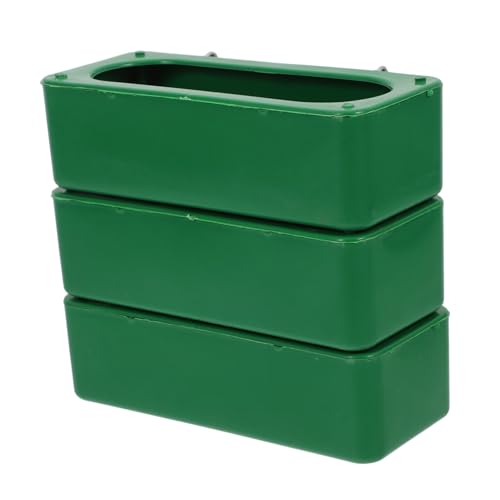 COLLBATH 3 Stück Vogel -Food -Tank -wassertrinker Wasserspender Für Vögel Innenvogelfutterlein Vogelzubehör Für Käfige Futterbecken Für Papageien Vogelfutterschale Vogelfütterer Abs Grün COLLBATH 3 Stück Vogel -Food -Tank -wassertrinker Wasserspender Für Vögel Innenvogelfutterlein Vogelzubehör Für Käfige Futterbecken Für Papageien Vogelfutterschale Vogelfütterer Abs Grün von COLLBATH