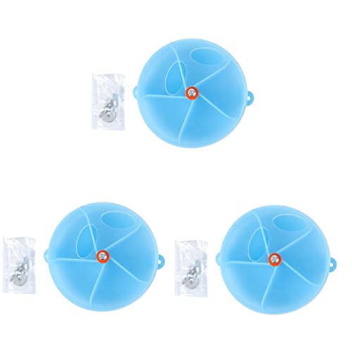 COLLBATH 3 Stücke Papagei Futtersuche Box Rad Papagei Spielzeug Vogel Feeder Für Papageien Pädagogisches Papagei Kauen Spielzeug von COLLBATH