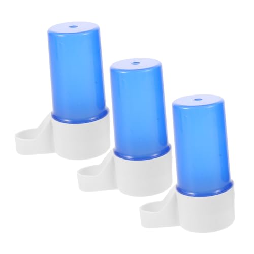 COLLBATH 3 Stück Wasserspender für Papageien Cage aus Kunststoff für Liebevögel und Wellensittiche Einfache und Wartungsfreundlich von COLLBATH