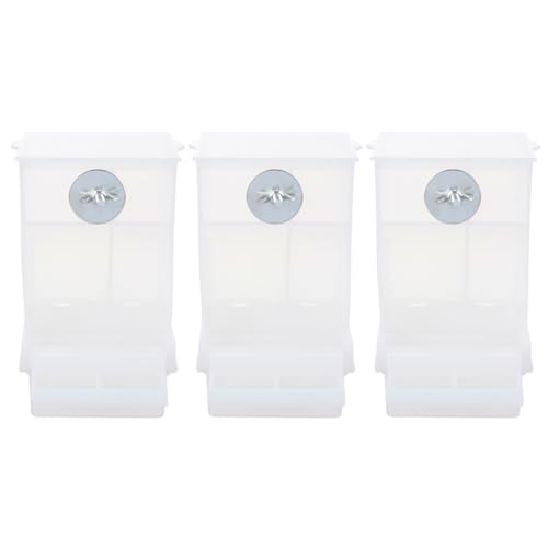 COLLBATH Automatisches Vogelfutterspender-Set 3 Futterboxen Für Papageien Aus Acryl Für Den Außenbereich Hängende Vogelfutterspender Für Vögel Papageienversorgung Leicht Zu Reinigen COLLBATH Automatisches Vogelfutterspender-Set 3 Futterboxen Für Papageien Aus Acryl Für Den Außenbereich Hängende Vogelfutterspender Für Vögel Papageienversorgung Leicht Zu Reinigen von COLLBATH