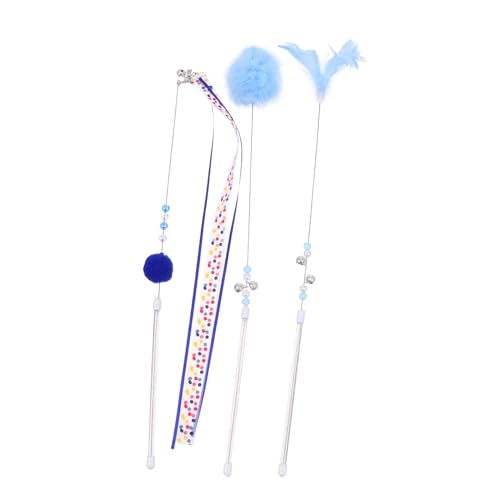 COLLBATH Interaktives Katzenspielzeug Stick Haustier-Teasing-Stick Kätzchen-Spielzeug für Indoor-Katzen COLLBATH Interaktives Katzenspielzeug Stick Haustier-Teasing-Stick Kätzchen-Spielzeug für Indoor-Katzen von COLLBATH