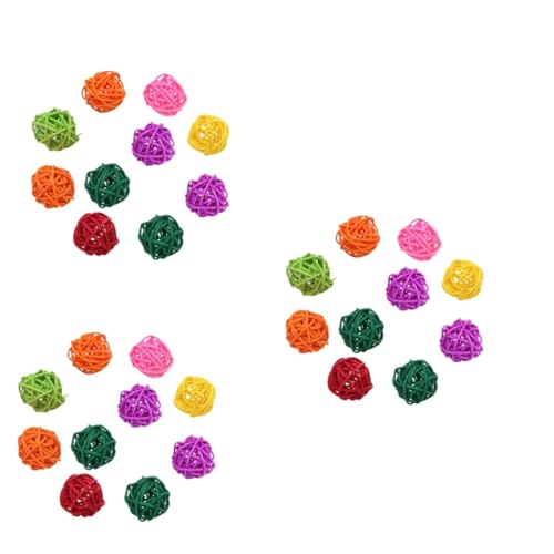 COLLBATH 3sets Rattan Vogel Spielzeug Papagei Kauen Spielzeug Weide Nahrungssuche Vogel Käfig Decor 10 Stücke * 3 COLLBATH 3sets Rattan Vogel Spielzeug Papagei Kauen Spielzeug Weide Nahrungssuche Vogel Käfig Decor 10 Stücke * 3 von COLLBATH