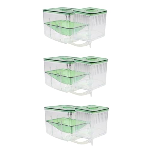 COLLBATH 3 Stücke Box Fisch Schlüpfen Boxen Isoliert Zucht Tank Aquarium Fisch Züchter Box Rate von COLLBATH
