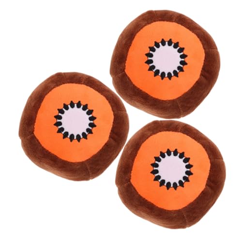 COLLBATH Quietschspielzeug Für Hunde Plüsch Kauspielzeug Interaktives Beißspielzeug Für Welpen Cartoon-Frucht-Form Hundebedarf Zum Beißen Und Spielen von COLLBATH