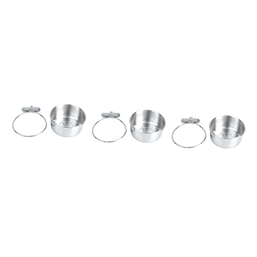 COLLBATH 3 Stücke Edelstahl Coop Cup Tiernahrung Wasser Schüssel Für Vögel Papageien Käfige Spülmaschinenfest S COLLBATH 3 Stücke Edelstahl Coop Cup Tiernahrung Wasser Schüssel Für Vögel Papageien Käfige Spülmaschinenfest S von COLLBATH
