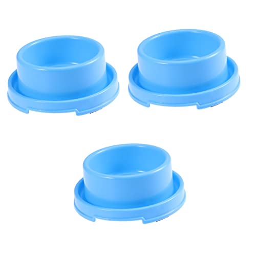 COLLBATH 3 Stücke Hund Katze Ant Pet Fütterung Schüsseln Kreis Hundefutter Schüssel Für Welpen Und Kätzchen Zufällige Farbe von COLLBATH