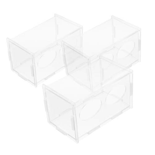 COLLBATH Futterbehälter Für Hühner Acryl-Kunststoff 3 Stück Mit Sichtfenster Futterbox Für Hühnerfutter Und Wasser COLLBATH Futterbehälter Für Hühner Acryl-Kunststoff 3 Stück Mit Sichtfenster Futterbox Für Hühnerfutter Und Wasser von COLLBATH