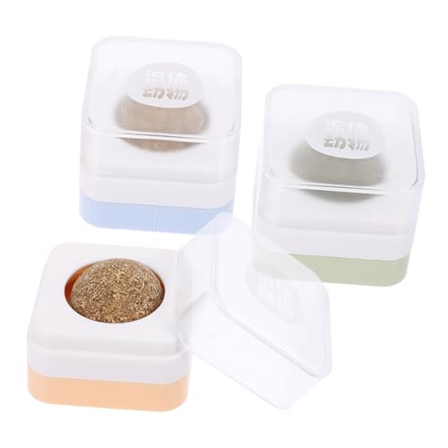 COLLBATH Rotierende Kaubälle 3er-Pack Interaktive Bälle Für Katzen Kauspielzeug Für Den Haushalt Dellenreinigung Katzenzubehör COLLBATH Rotierende Kaubälle 3er-Pack Interaktive Bälle Für Katzen Kauspielzeug Für Den Haushalt Dellenreinigung Katzenzubehör von COLLBATH