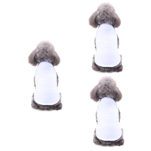 COLLBATH 3 Stücke Hund Outfits Hund Hemd Kurzarm Kleidung Für Welpen T-Shirt Stilvolle COLLBATH 3 Stücke Hund Outfits Hund Hemd Kurzarm Kleidung Für Welpen T-Shirt Stilvolle von COLLBATH