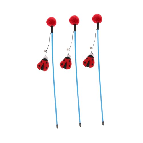 COLLBATH 3Stücke Katzenspielzeug Interaktiver Coccinella Septempunctata Lustiger Katzenruten Teaser Für Katzen Stärkt Die Bindung Und Hält Ihre Fit COLLBATH 3Stücke Katzenspielzeug Interaktiver Coccinella Septempunctata Lustiger Katzenruten Teaser Für Katzen Stärkt Die Bindung Und Hält Ihre Fit von COLLBATH