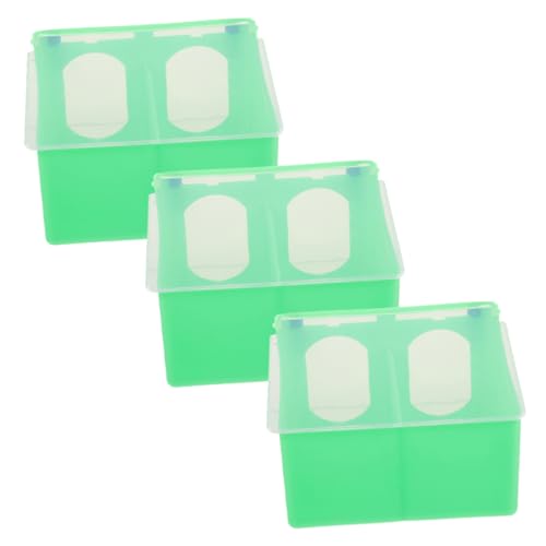 COLLBATH 3Stücke Vogelfutterspender Für Papageien Und Sittiche Multifunktionale Aufhängeschalen Mit Deckel Futter Und Wasserschalen Für Vogelkäfige Robuster Futterkorb COLLBATH 3Stücke Vogelfutterspender Für Papageien Und Sittiche Multifunktionale Aufhängeschalen Mit Deckel Futter Und Wasserschalen Für Vogelkäfige Robuster Futterkorb von COLLBATH