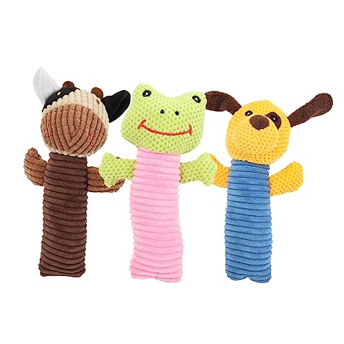 COLLBATH Quietschspielzeug-Set Für Hunde 3er-Pack Plüschspielzeug Quietschende Früchte Für Welpen Sichere Beißspielzeuge COLLBATH Quietschspielzeug-Set Für Hunde 3er-Pack Plüschspielzeug Quietschende Früchte Für Welpen Sichere Beißspielzeuge von COLLBATH
