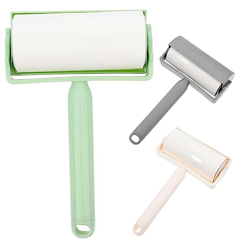 COLLBATH Fusselrolle Für Tierhaare 3er-Pack Fusselrollen Zur Tierhaarentfernung Rollen Zum Basteln Fusselentferner Für Kleidung Und Teppiche von COLLBATH