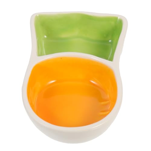 COLLBATH 3st Haustiernapf Futternapf Für Kaninchen Futterhäuschen Für Eichhörnchen Wassernapf Für Kleine Hunde Futterautomat Für Haustiere Kaninchenfutter Katzenfutter Ratte Orange Keramik COLLBATH 3st Haustiernapf Futternapf Für Kaninchen Futterhäuschen Für Eichhörnchen Wassernapf Für Kleine Hunde Futterautomat Für Haustiere Kaninchenfutter Katzenfutter Ratte Orange Keramik von COLLBATH