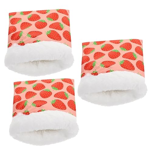 COLLBATH 3 Stücke Warme Hamster Bett Komfortable Tasche Für Haustiere Sicher Gemütliche Für Hamster Meerschweinchen COLLBATH 3 Stücke Warme Hamster Bett Komfortable Tasche Für Haustiere Sicher Gemütliche Für Hamster Meerschweinchen von COLLBATH