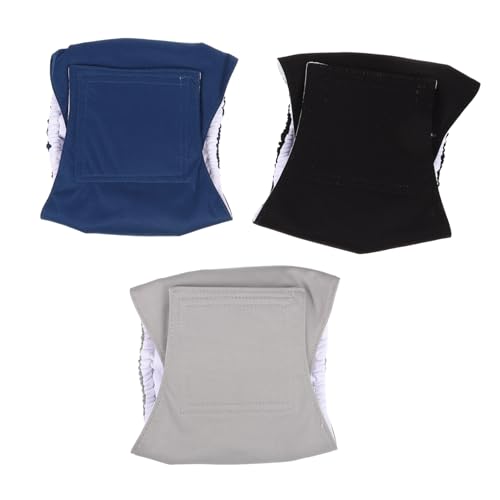 COLLBATH 3er Packung Waschbares Bauchband Für Rüden Wiederverwendbar Hohe Saugfähigkeit Sichere Passform Geeignet Für Welpen Und Erwachsene Hunde COLLBATH 3er Packung Waschbares Bauchband Für Rüden Wiederverwendbar Hohe Saugfähigkeit Sichere Passform Geeignet Für Welpen Und Erwachsene Hunde von COLLBATH