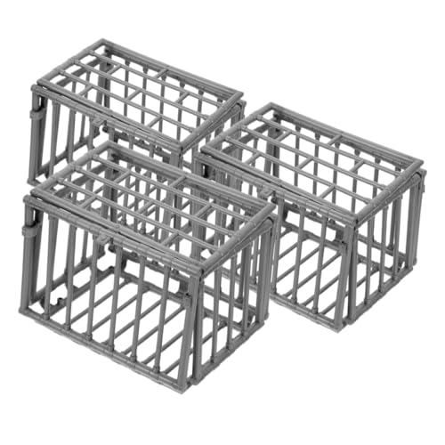 COLLBATH 3stücke Miniatur Käfig Modell Aus Kunststoff Tierkäfig Für Actionfiguren Haus Mini Spielzeug Mini Käfig Dekoration Miniatur-Requisite Für DIY COLLBATH 3stücke Miniatur Käfig Modell Aus Kunststoff Tierkäfig Für Actionfiguren Haus Mini Spielzeug Mini Käfig Dekoration Miniatur-Requisite Für DIY von COLLBATH