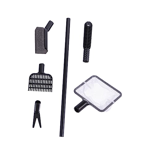 COLLBATH Aquarium Reinigungsset Für Aquarien Bürste Und Kescher Wasserwechsel von COLLBATH