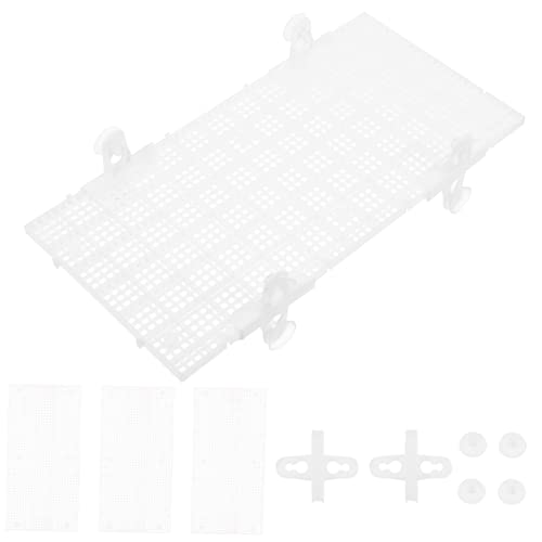 COLLBATH 4 Stück Aquarium Trennwand Teiliges aus Material mit Saugnäpfen zur Isolation von Fischen Erhöht Überlebensrate von Jungfischen für Aquarien und Aquascaping von COLLBATH
