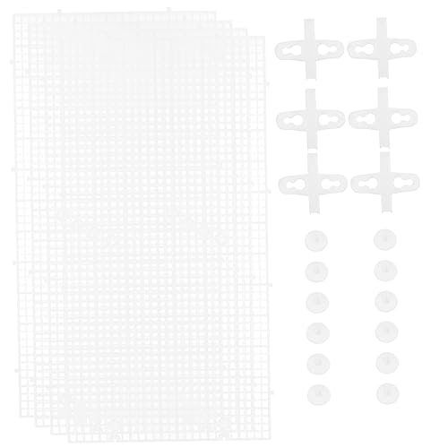 COLLBATH 4 Stück Aquarium Trennwand Transparente Gitter Trennplatte für Fischbecken Saugnäpfe für Gemischte Zucht von Betta Fischen und Anderen von COLLBATH
