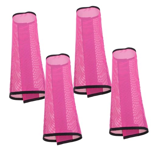 COLLBATH 4 Stück Atmungsaktive Mesh Pferdefliegenstiefel Leichte Beinschützer mit Flexiblem Netzdesign Schützt vor Insekten Ermüdung und Scheuern für Outdoor-reiten und Training von COLLBATH