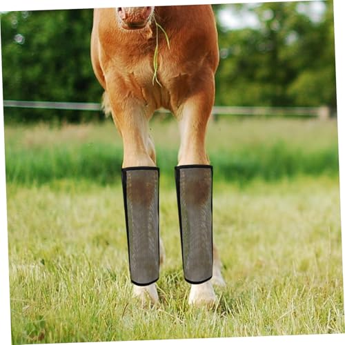 COLLBATH 4 Stück Atmungsaktive Pferde Fliegenstiefel Teiliges rutschfeste Luftdurchlässige Mesh Leggings für Effektiven Schutz gegen Mücken und Fliegen für Outdoor Reiten und Weidepflege COLLBATH 4 Stück Atmungsaktive Pferde Fliegenstiefel Teiliges rutschfeste Luftdurchlässige Mesh Leggings für Effektiven Schutz gegen Mücken und Fliegen für Outdoor Reiten und Weidepflege von COLLBATH