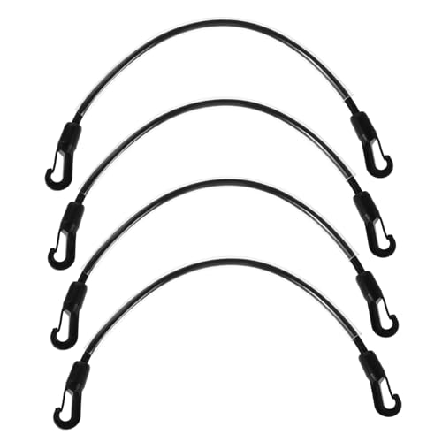 COLLBATH 4 Stück Elastische Beinbänder mit Doppelten Clips Langlebiges Zubehör für Pferdedecken für Wintersaison von COLLBATH