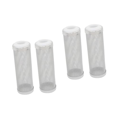COLLBATH 2sets Fisch Tank Einlass Schutz Filter Einlass Abdeckung Edelstahl Mesh Einlass Fall Größe S 2 Stücke * 2 von COLLBATH