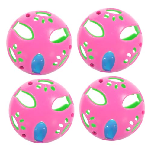COLLBATH 4 Stück Glocke Bunt Rollen Katzenspielzeug Ball Für Haustiere Katzenbälle Aus Kunststoff Katzenglocke Bälle Haustier Klingende Bälle Plastik COLLBATH 4 Stück Glocke Bunt Rollen Katzenspielzeug Ball Für Haustiere Katzenbälle Aus Kunststoff Katzenglocke Bälle Haustier Klingende Bälle Plastik von COLLBATH