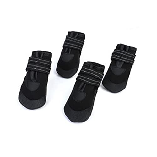 COLLBATH 4 Stück Hunde-Winterregenstiefel Schneestiefel leicht zu tragen Bequeme Haustier-Regenschuhe für Hunde Welpen-Regenstiefel mit Leuchtband Größe 1 COLLBATH 4 Stück Hunde-Winterregenstiefel Schneestiefel leicht zu tragen Bequeme Haustier-Regenschuhe für Hunde Welpen-Regenstiefel mit Leuchtband Größe 1 von COLLBATH