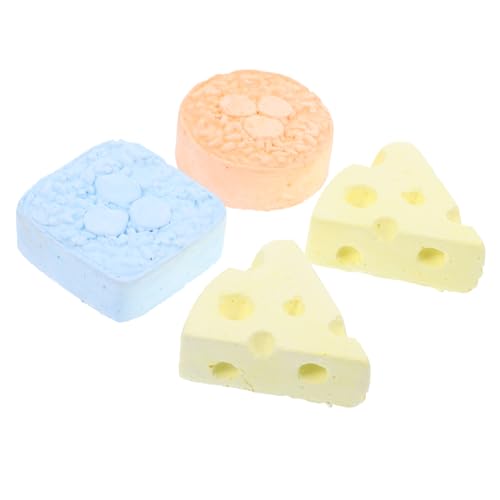COLLBATH 4 Stück Haustier Backenzahn Ratschen Großes Mauspad Mauspad Heizplattengreifer Elchdekoration Greiferclips Karikatur Rattan Flipper Kugeln Bausatz Hamster-Snacks Förmchen Hund Mehl von COLLBATH