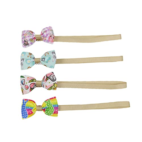 COLLBATH 4 Stücke Haustier Fliege Kragen Ostern Fliege Dekorative Kragen Für Ostern Pet Decor Party Haustier Kragen Schmuck von COLLBATH