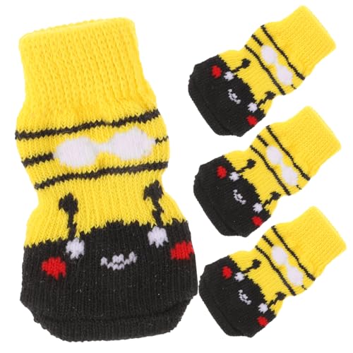 COLLBATH Socken Haustier Warme Socken Hundesocken Waschbare Baumwollsocken Für Welpen Tragbare Beinwickel von COLLBATH