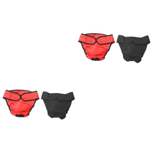 COLLBATH 4 Stück Hygieneunterwäsche Für Hunde Welpen Pads Weibliche Hundehose Junge Hundekleidung Pet-Training-töpfchen-höschen Welpen-PIPI-Pads Für Kleine Hunde Hündin Welpenwindel COLLBATH 4 Stück Hygieneunterwäsche Für Hunde Welpen Pads Weibliche Hundehose Junge Hundekleidung Pet-Training-töpfchen-höschen Welpen-PIPI-Pads Für Kleine Hunde Hündin Welpenwindel von COLLBATH