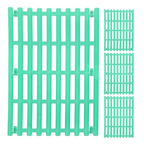 COLLBATH 4 Stück Kaninchen Pad Halterkissen Für Kaninchen Hunde Häschen Hamster Ratten Fußauflagen Kunststoff Kaninchenkäfigmatte Häschen Fuß Pads Bodenmatte Für Haustierkatzen von COLLBATH
