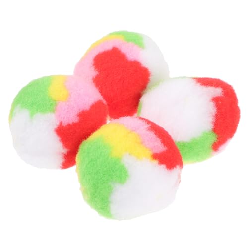 COLLBATH 4 Stück Katzenspielzeugball für Katzenbälle Bälle Katze Fuzzy Bälle Zahnen Katze Wohnungskatzen Haustier Kratzball für Katze Katzenbedarf Plüsch COLLBATH 4 Stück Katzenspielzeugball für Katzenbälle Bälle Katze Fuzzy Bälle Zahnen Katze Wohnungskatzen Haustier Kratzball für Katze Katzenbedarf Plüsch von COLLBATH
