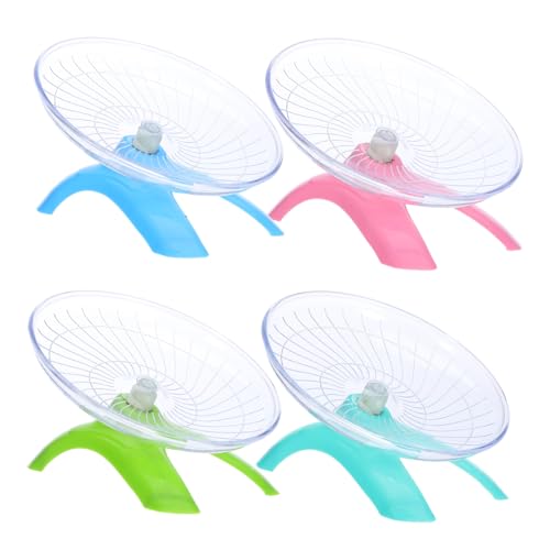 COLLBATH 4 Stück Mäuse Spinnrad Hamsterrad Spielzeugmäuse Leises Rad Hamster Spielzeugrad Leises Hamsterrad Trainingsrad Für Haustiere Rennmaus Spielzeugrad Fliegende Untertasse COLLBATH 4 Stück Mäuse Spinnrad Hamsterrad Spielzeugmäuse Leises Rad Hamster Spielzeugrad Leises Hamsterrad Trainingsrad Für Haustiere Rennmaus Spielzeugrad Fliegende Untertasse von COLLBATH