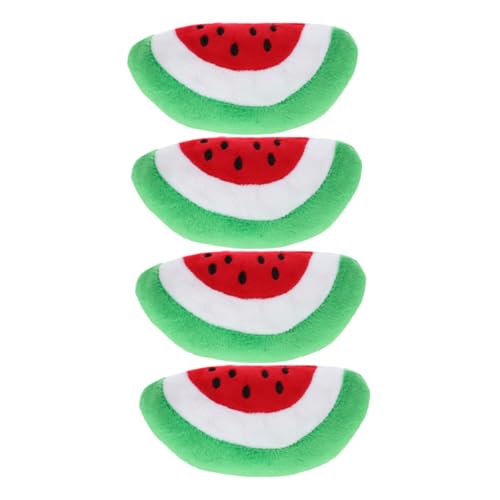 COLLBATH 4 Stücke Plüsch Wassermelonenform Hund Quietsch Spielzeug Molaren Kauspielzeug Beschäftigungsspielzeug Für Welpen Und Erwachsene Hunde COLLBATH 4 Stücke Plüsch Wassermelonenform Hund Quietsch Spielzeug Molaren Kauspielzeug Beschäftigungsspielzeug Für Welpen Und Erwachsene Hunde von COLLBATH