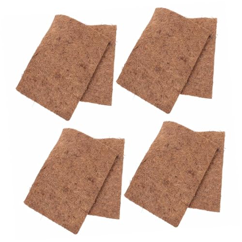 COLLBATH Bartagamen-Reptilien-Teppichmatte 4 Stück Kokosfaser-Liner-Rollen Kokosnuss-Matten für Terrarien-Dekoration von COLLBATH