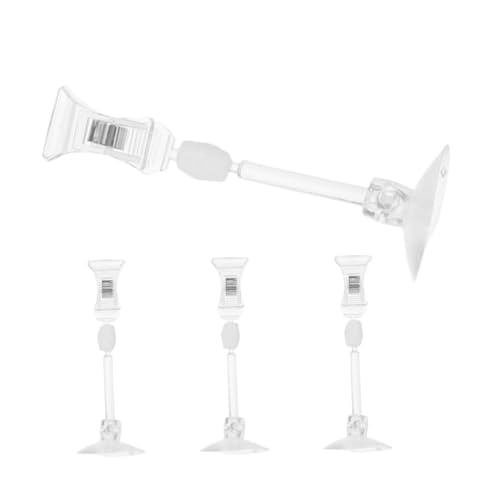 COLLBATH 4 Stück Saugnapf-Clip für Aquarien Schiffsrohrclip Double -End -Mundrohrclip Tanksaugnäpfe Saugnäpfe für Futterraufen Saugnapf für Aquarien Aquarium Glasclip Abs Transparent COLLBATH 4 Stück Saugnapf-Clip für Aquarien Schiffsrohrclip Double -End -Mundrohrclip Tanksaugnäpfe Saugnäpfe für Futterraufen Saugnapf für Aquarien Aquarium Glasclip Abs Transparent von COLLBATH